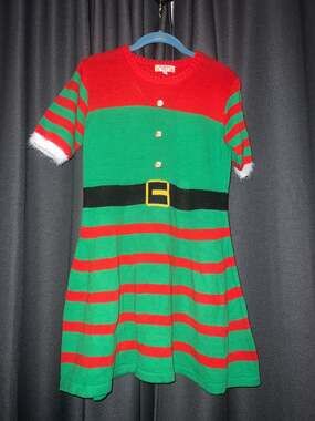 Ugly Christmas Sweater Dress Xmas Size Medium